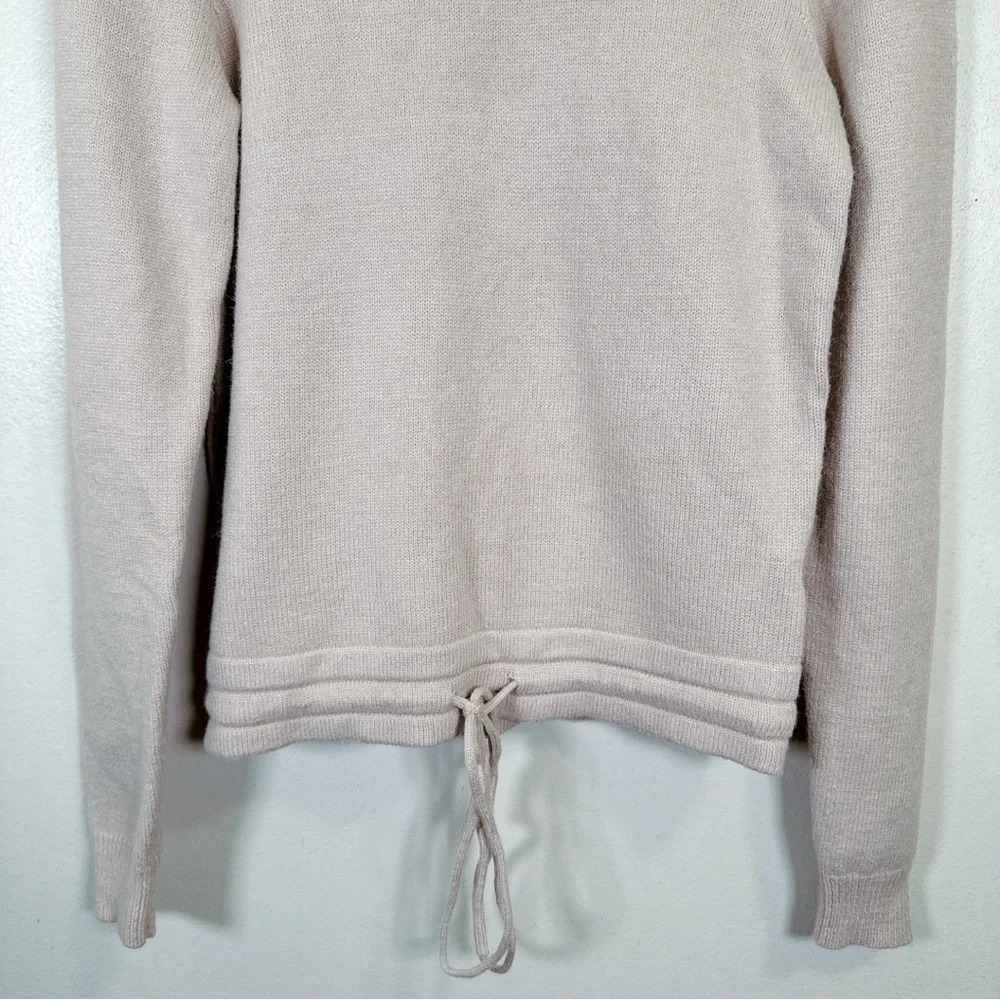 Heartloom Crew Neck Tie Waist Sweater Beige Color - Picture 7 of 16